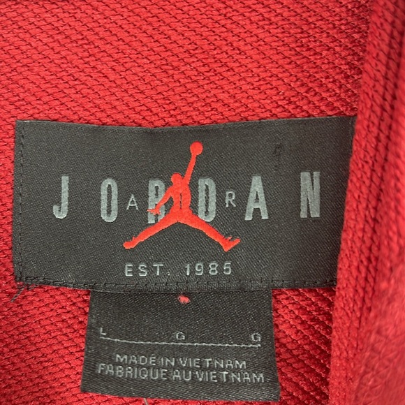 Air Jordan Oklahoma University Dri-Fit hoodie maroon kangaroo pocket men’s Large - Picture 6 of 14